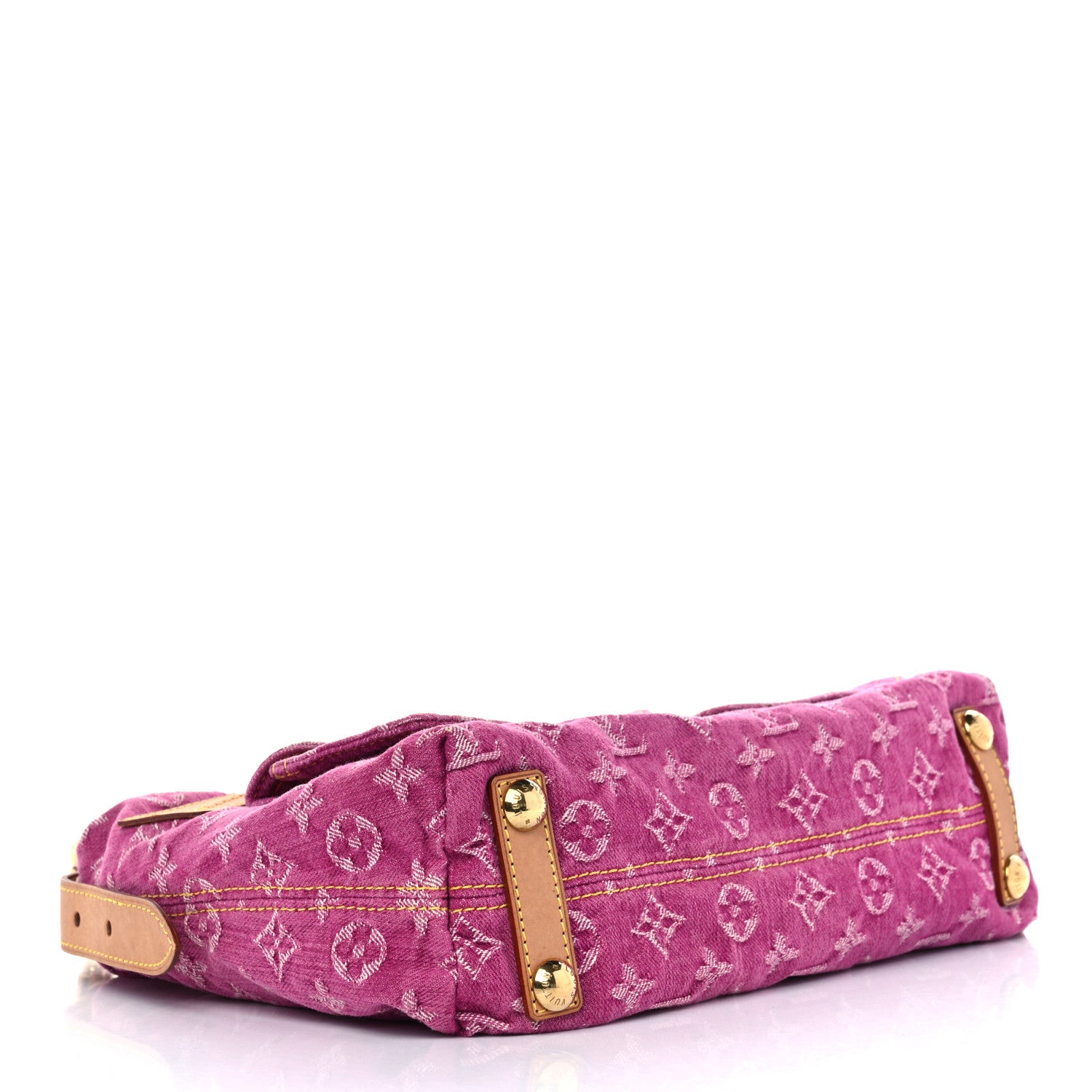 Louis Vuitton Denim Baggy PM Fuchsia 4 of 11