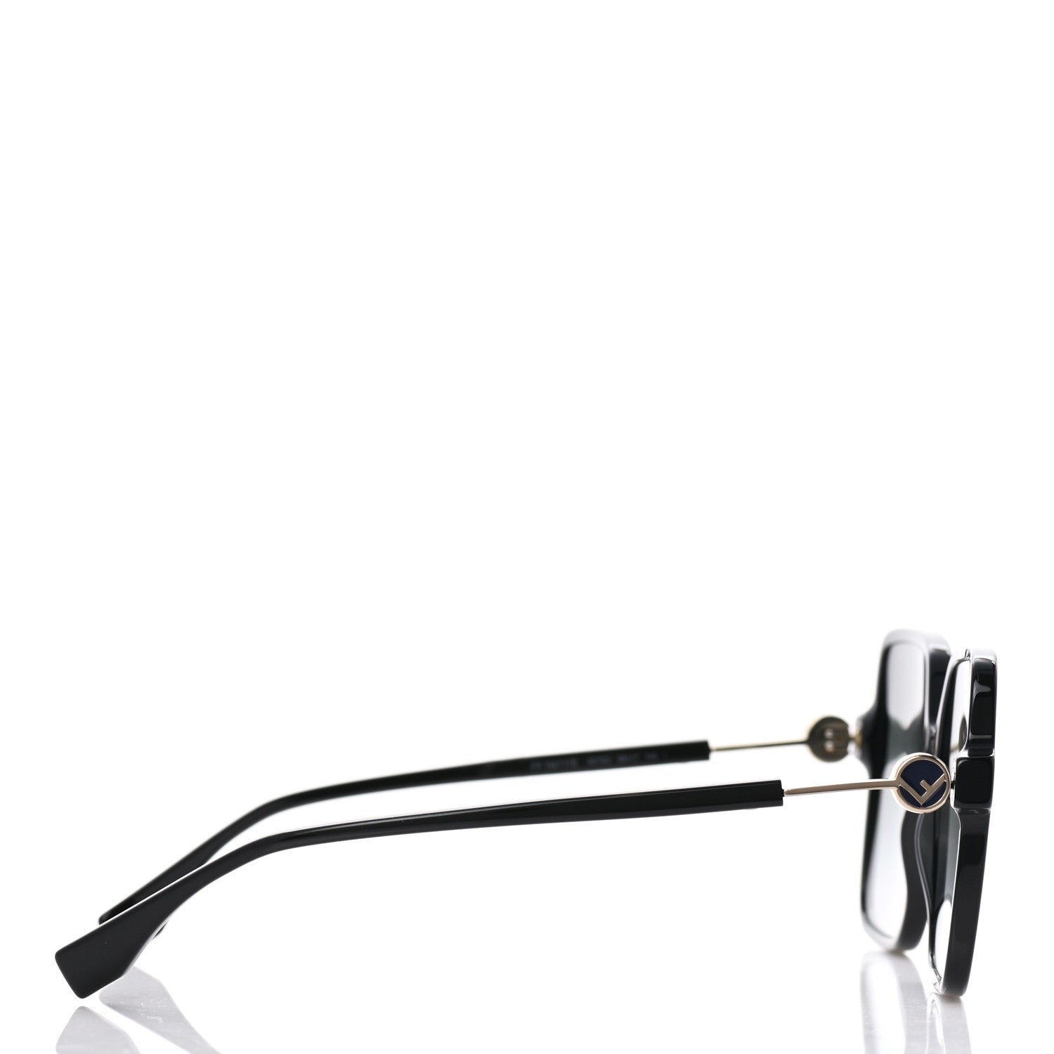 Fendi Square Sunglasses FF 0411/S Black 3 of 8