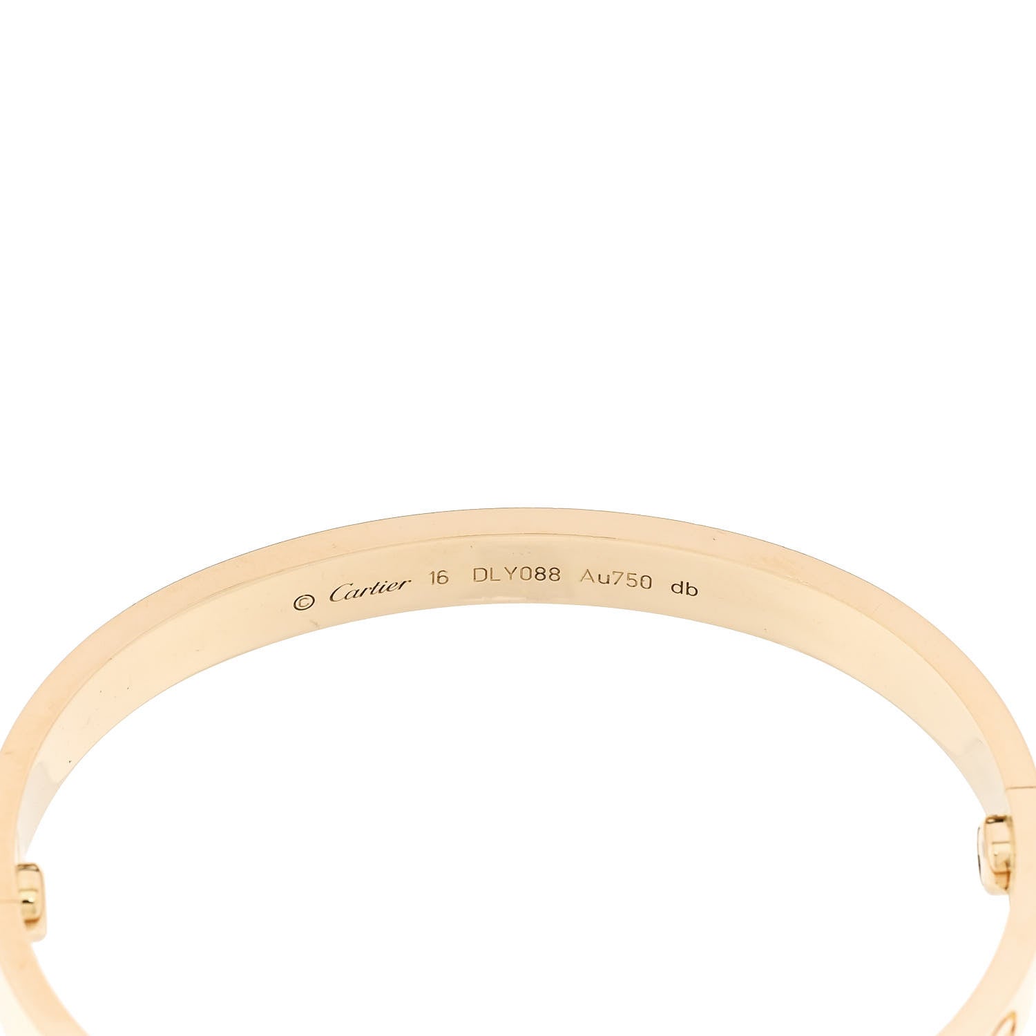 Cartier 18K Yellow Gold LOVE Bracelet 16 6 of 9