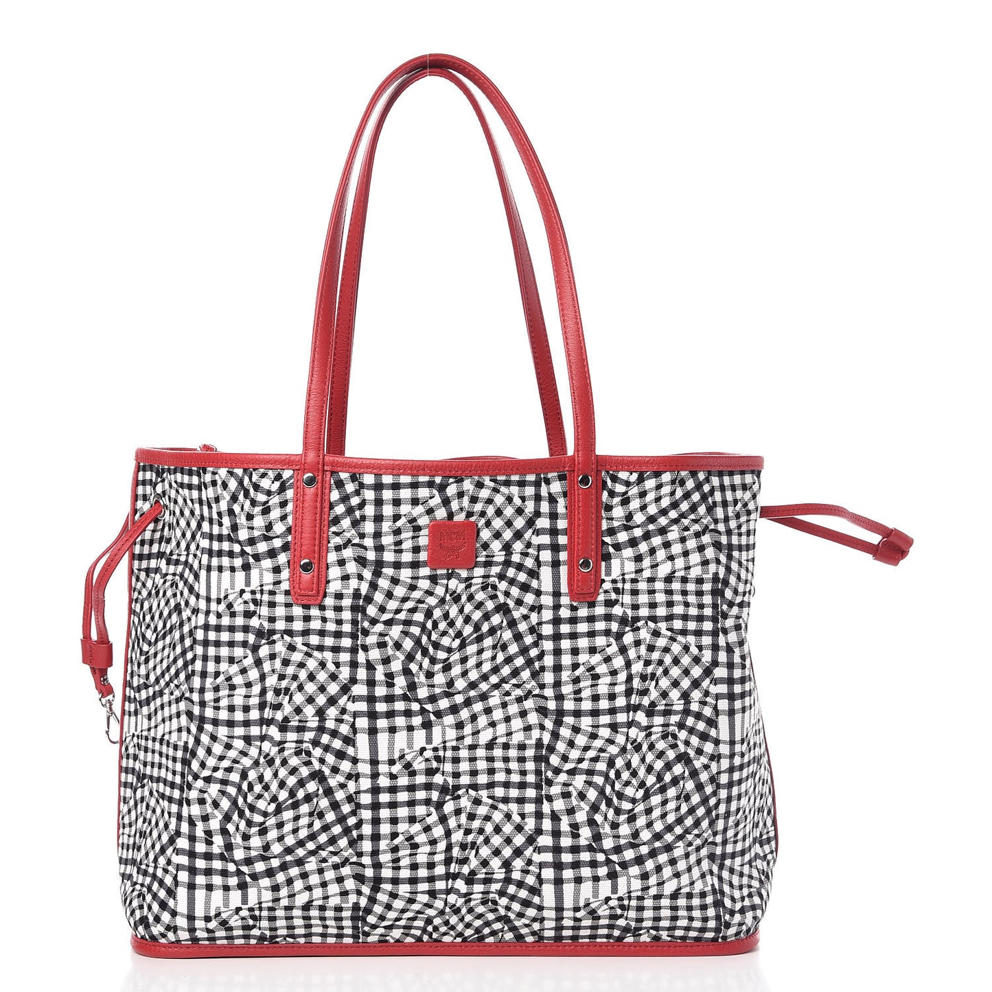 Visetos Medium Reversible Shopper Tote Ruby Red