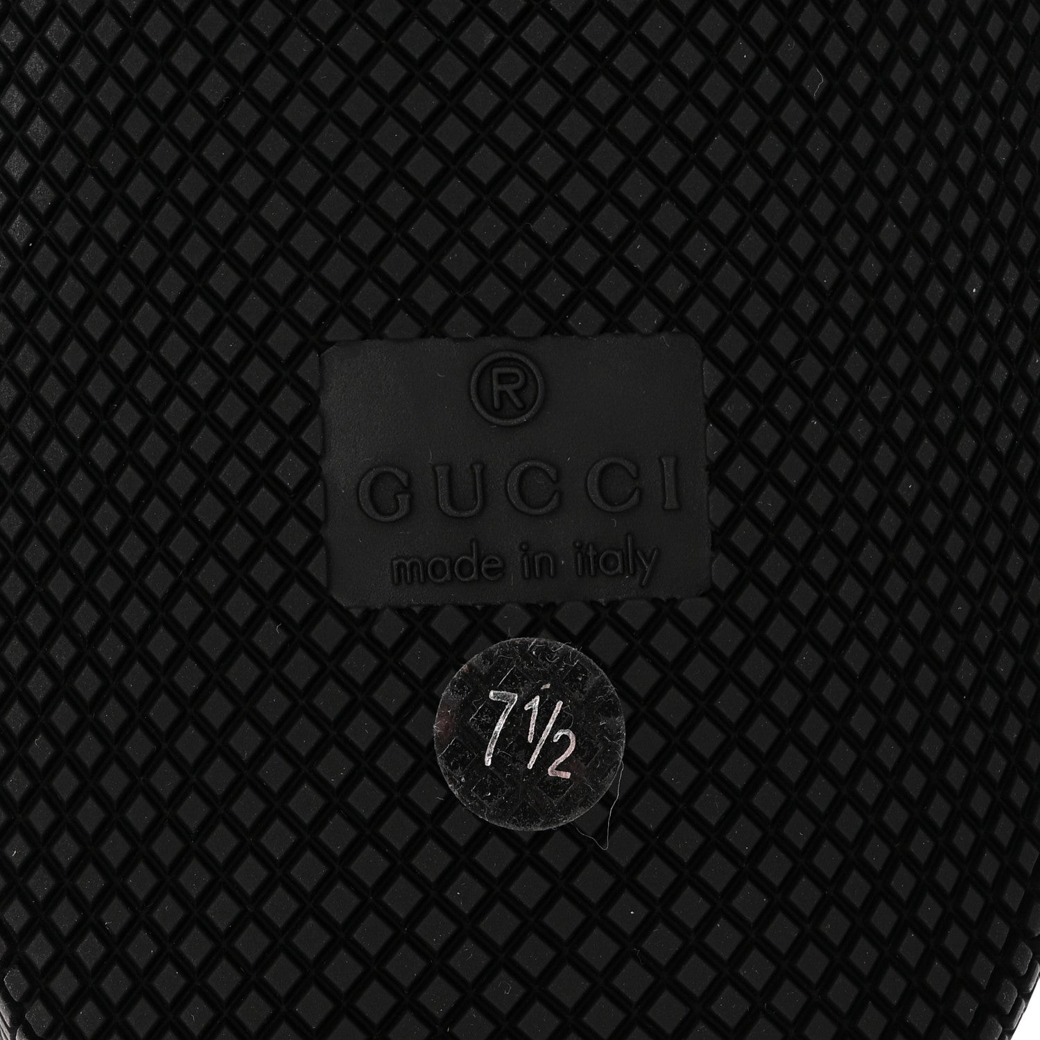 Gucci Calfskin Web Mens Screener Sneakers 7.5 Black White 7 of 10