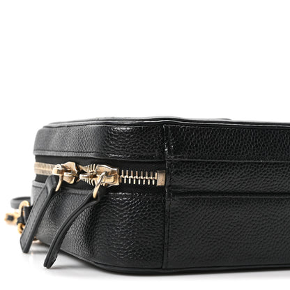 Chanel Caviar Quilted Small CC Filigree Vanity Case Black 9 of 10