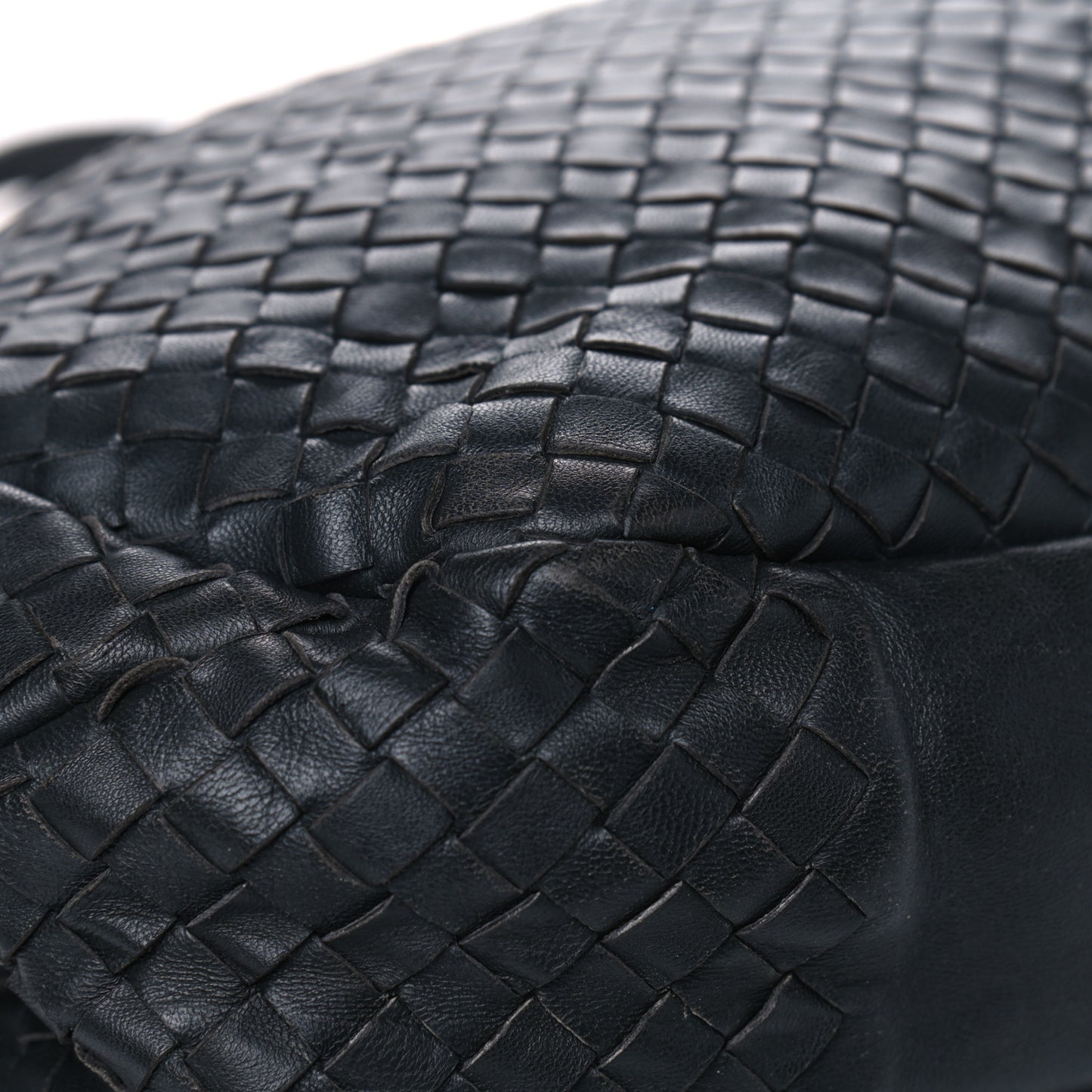 Nappa Intrecciato Large Campana Black