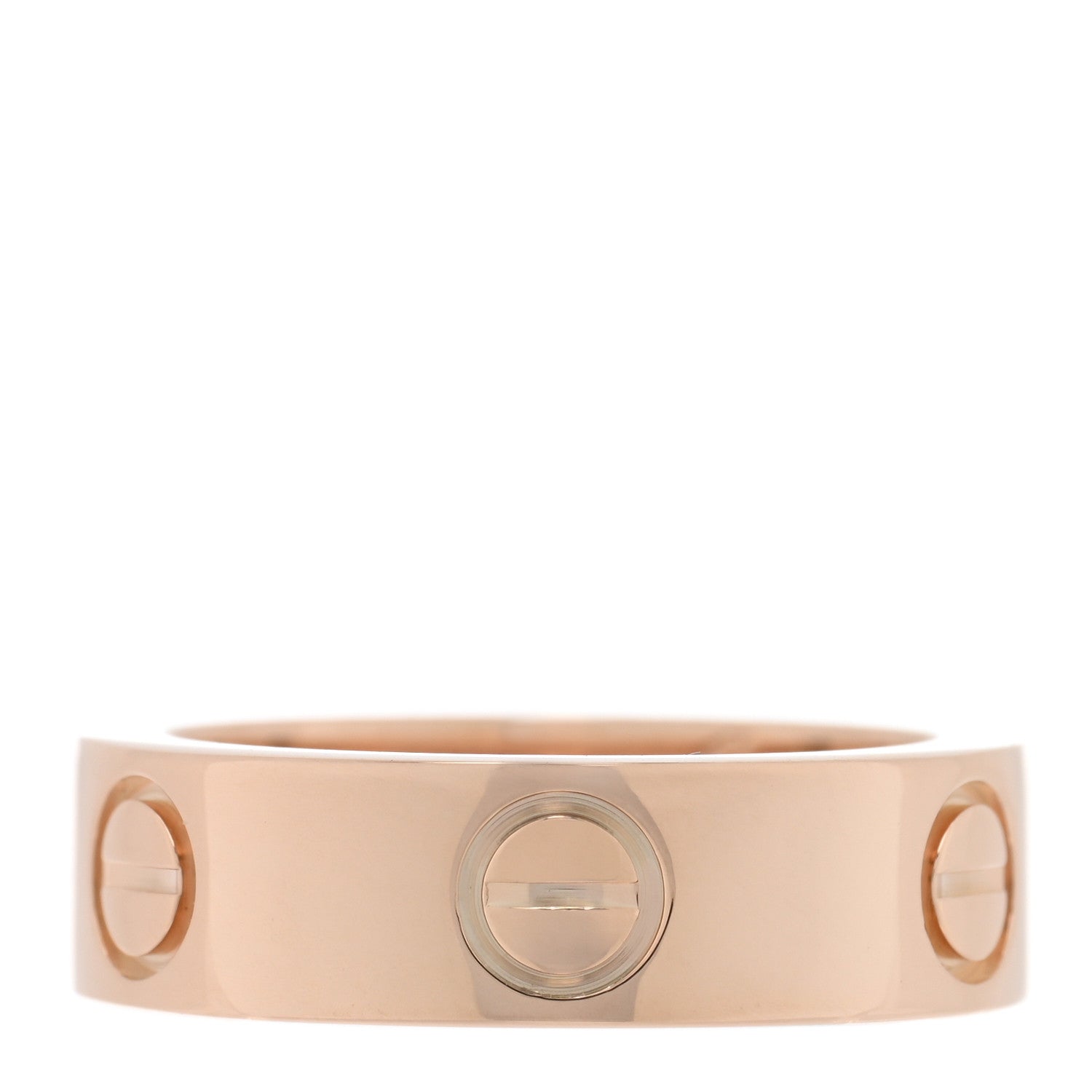 Cartier 18K Pink Gold Pink Sapphire 5.5mm LOVE Ring 50 5.25 3 of 4