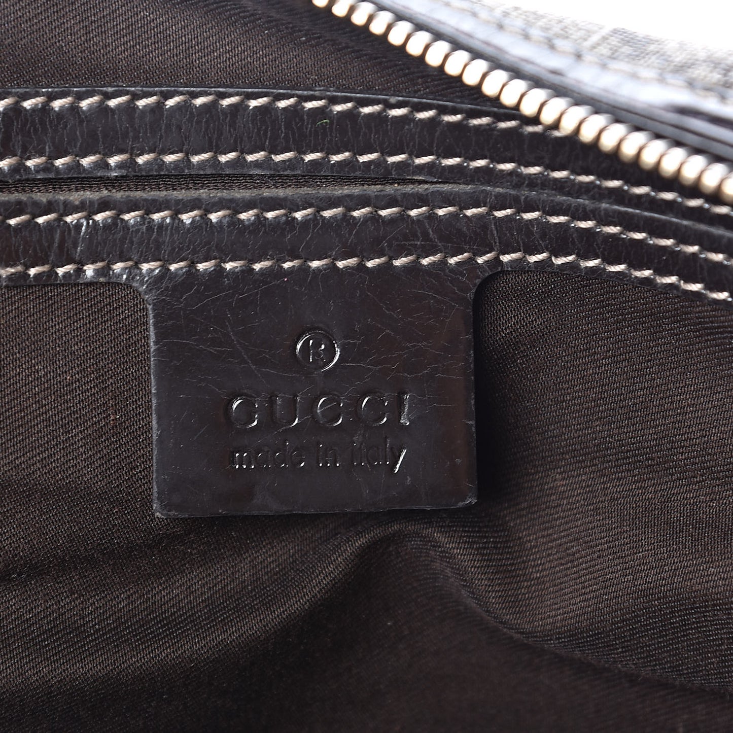 Monogram Guccissima Hearts Studded Medium Joy Boston Dark Brown