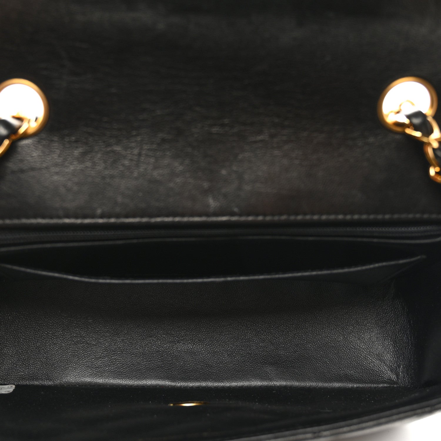 Chanel Lambskin Quilted Small Single Flap Black 5 of 11