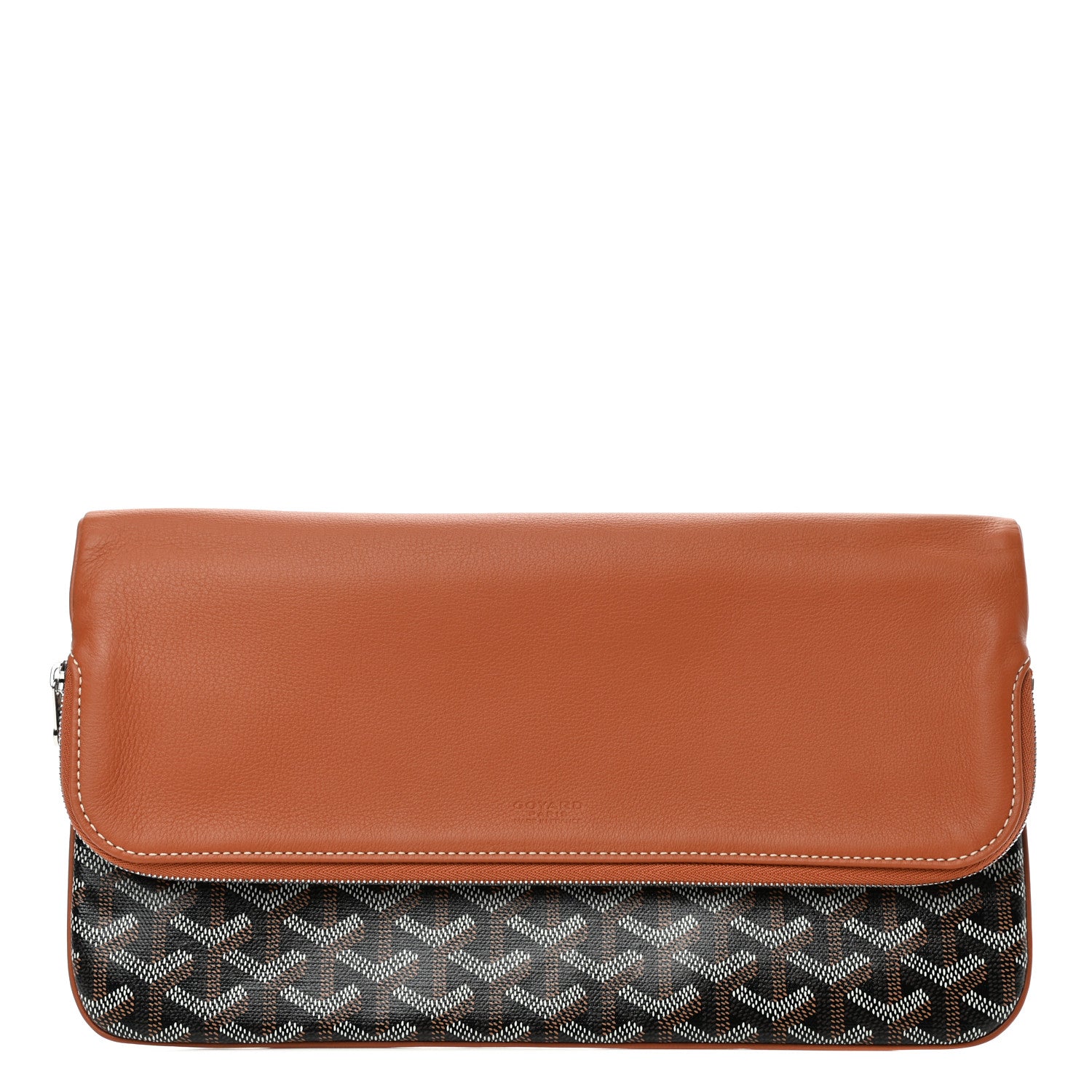 Goyard Goyardine Sainte Marie Soft Clutch Black Gold 1 of 4