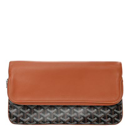 Goyard Goyardine Sainte Marie Soft Clutch Black Gold 1 of 4