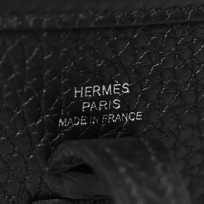Hermes Taurillon Clemence Evelyne TPM Black 6 of 11