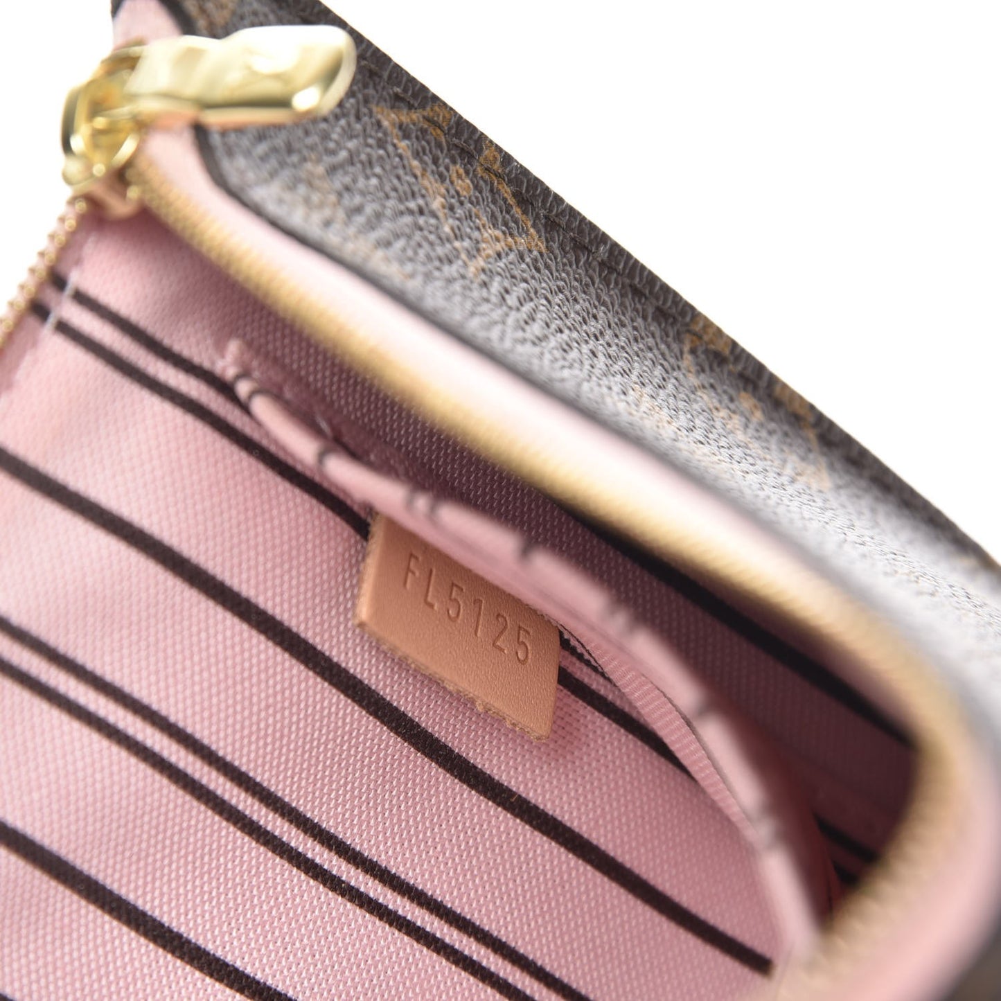 Monogram Neverfull MM GM Pochette Rose Ballerine