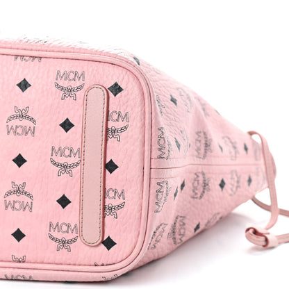 MCM Visetos Medium Liz Reversible Shopper Tote Soft Pink 8 of 9