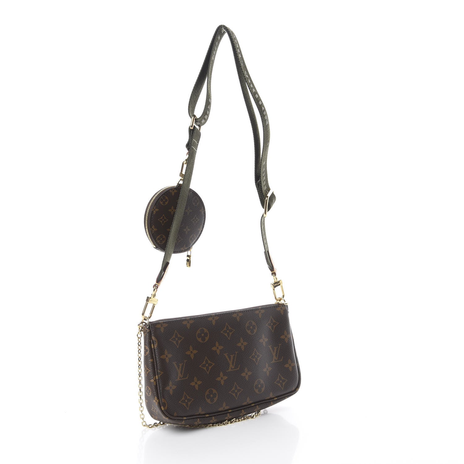 Louis Vuitton Monogram Multi Pochette Accessories Kaki 2 of 9
