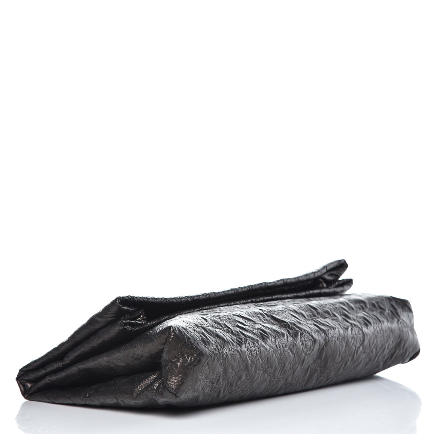 Jacquard Quilted Monogram Limelight Clutch PM Black
