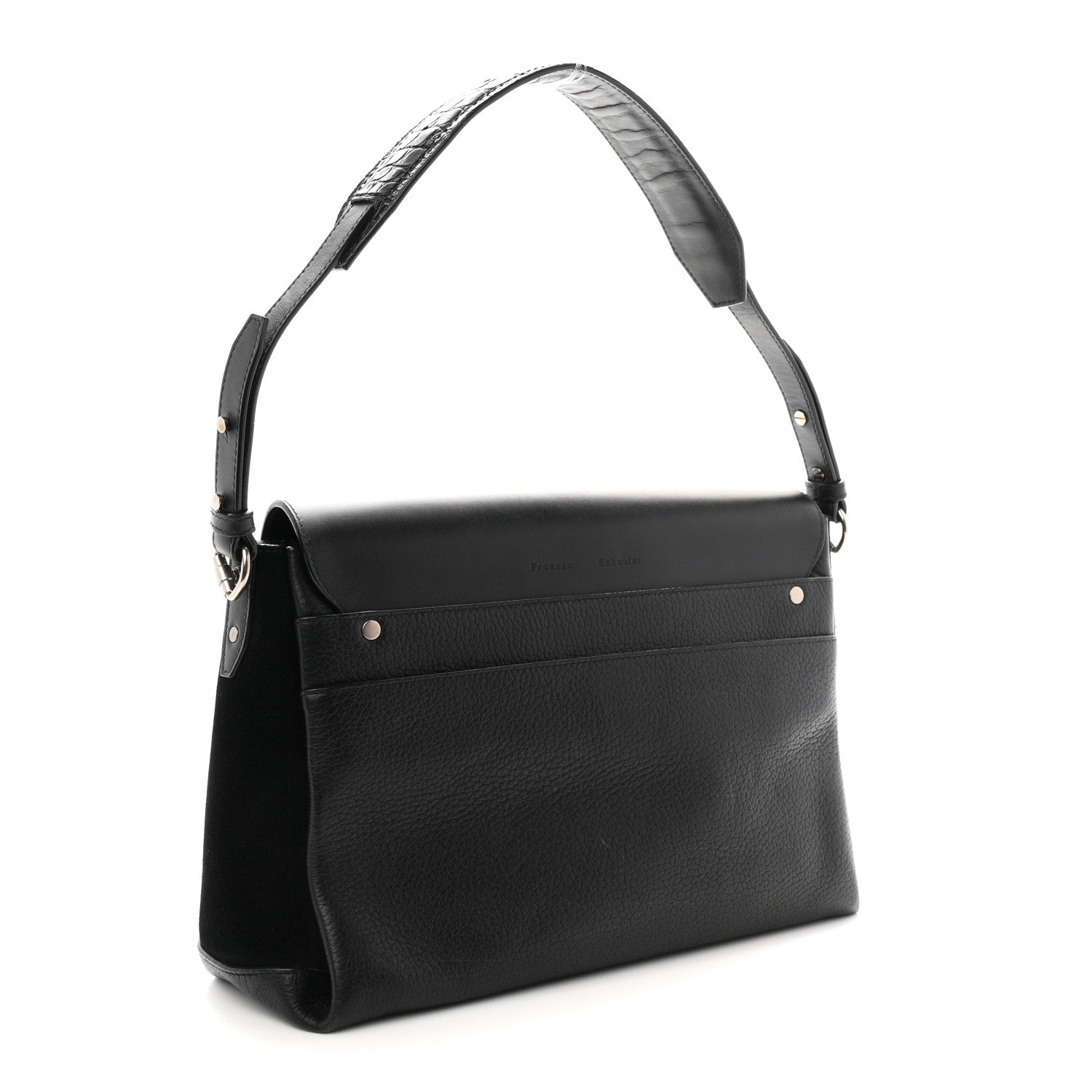 Proenza Schouler Calfskin PS Elliot Black 3 of 12