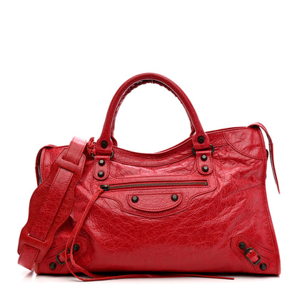 Balenciaga Agneau Classic Hardware City Rouge Cardinal 1 of 13