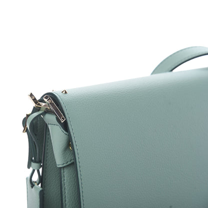 MCM Calfskin Studded Patricia Crossbody Bag Mint 10 of 11