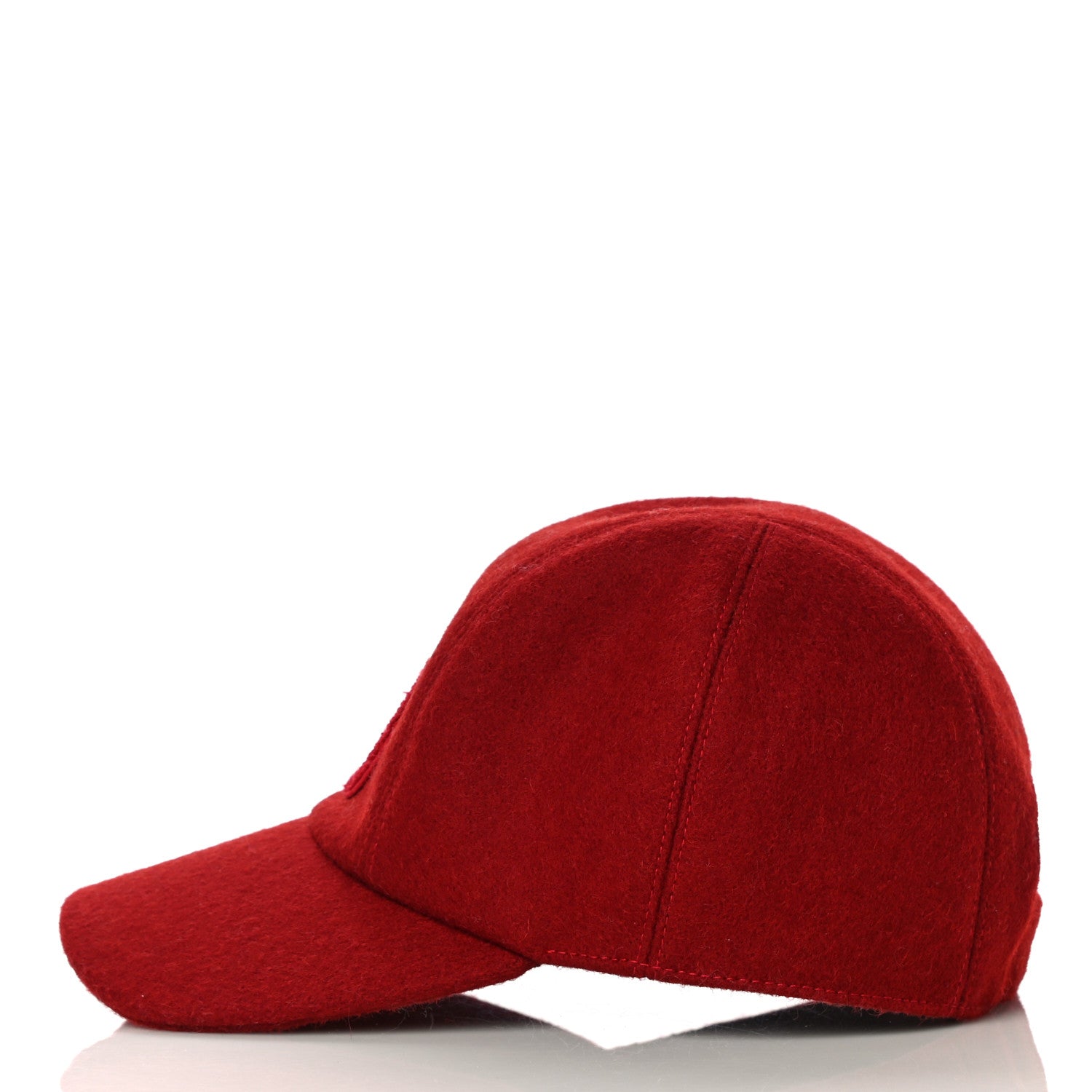 Hermes Wool Davis Varsity Cap 56 Rouge 3 of 6
