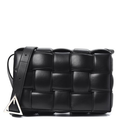 Bottega Veneta Nappa Maxi Intreccio Padded Cassette Crossbody Bag Black 1 of 9