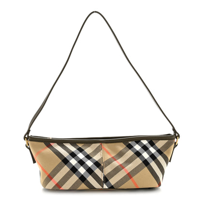 Burberry Vintage Check Lambskin Mini Shoulder Bag Sand 1 of 12