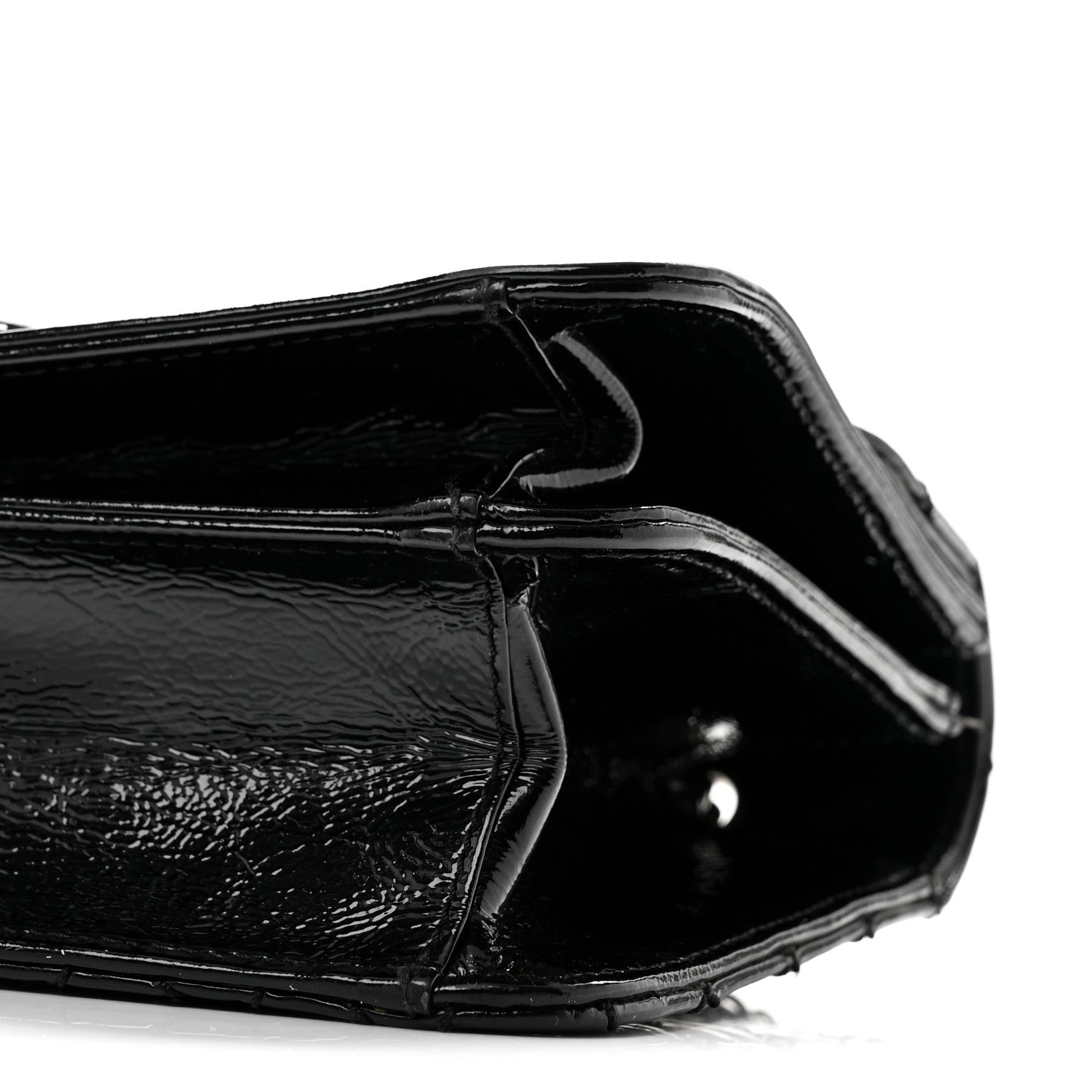 Chanel Patent Medium Madison Flap Black 10 of 13