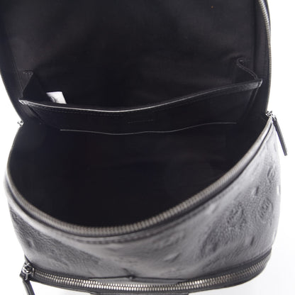 MCM Calfskin Ottomar Monogram Duke Backpack Black 7 of 17