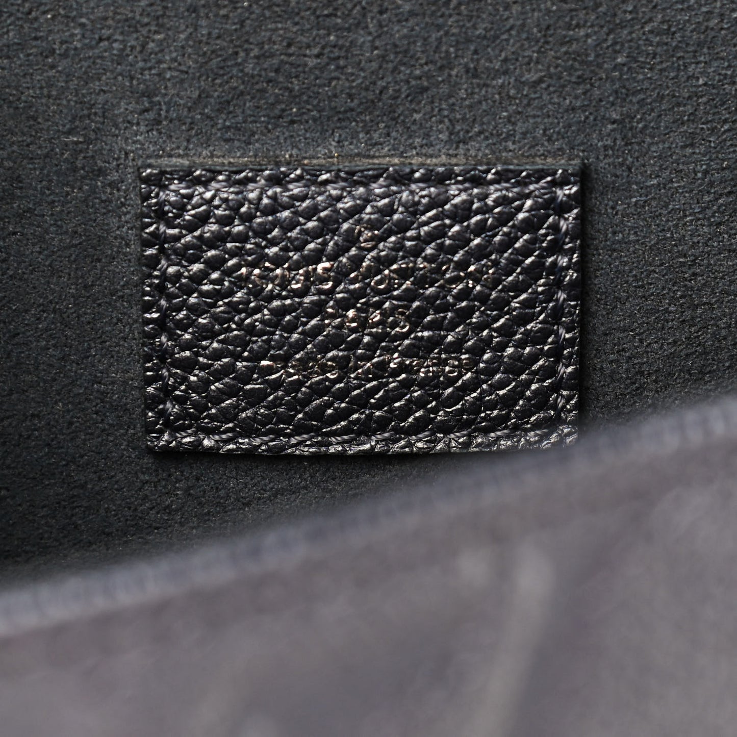 Metallic Empreinte Monogram Giant Pochette Metis Navy Nacre
