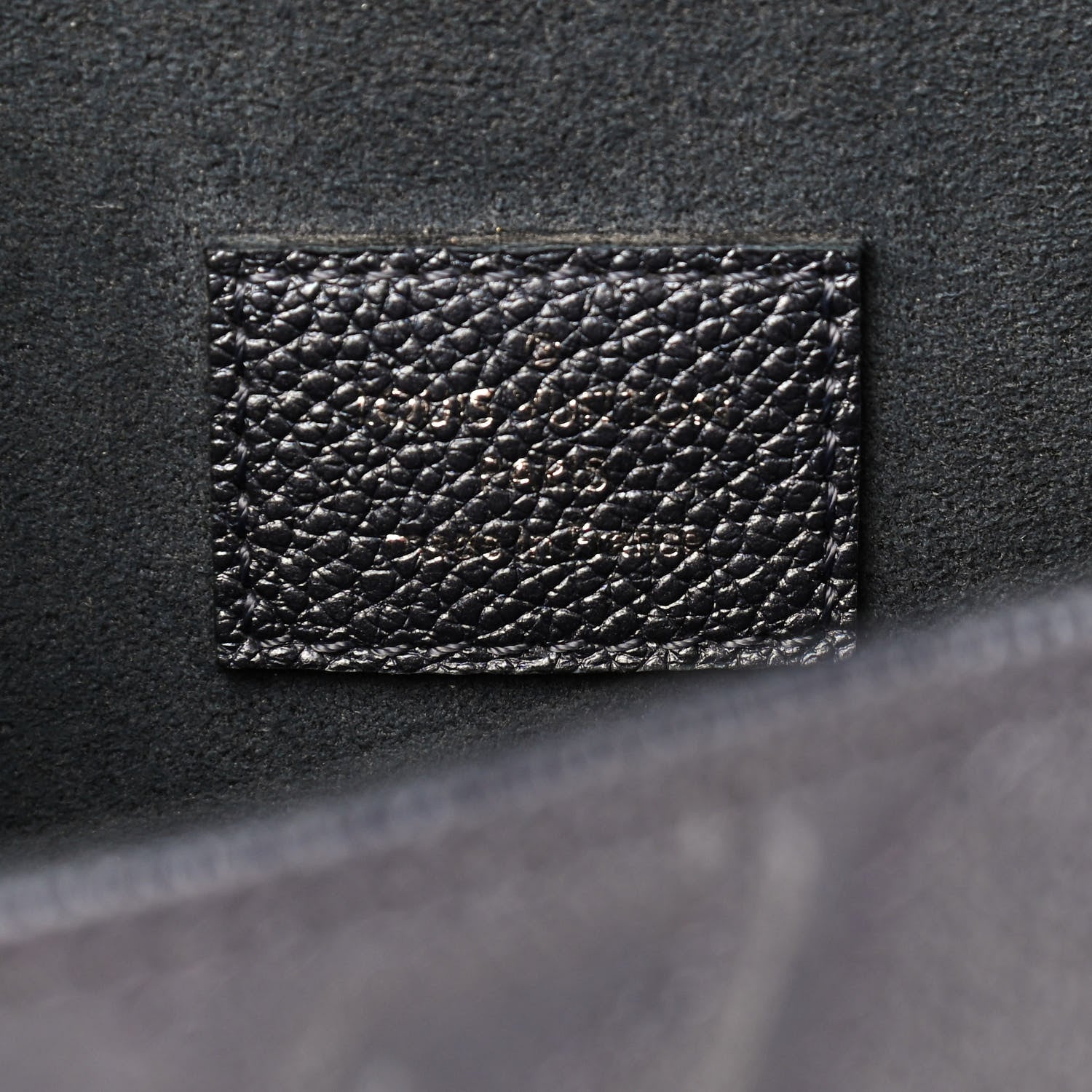 Louis Vuitton Metallic Empreinte Monogram Giant Pochette Metis Navy Nacre 6 of 8