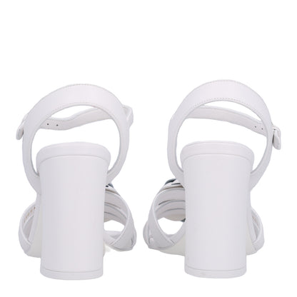 Chanel Lambskin Camellia Sandals 39 White 7 of 10
