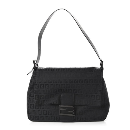 Fendi Zucchino Mama Baguette Black 1 of 9