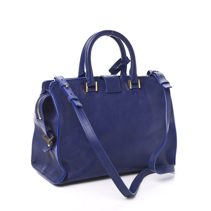 Saint Laurent Calfskin Small Classic Y Cabas Navy 2 of 8