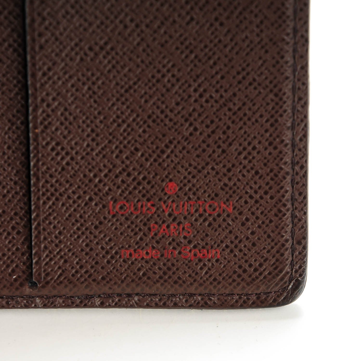 Louis Vuitton Damier Ebene Billfold Wallet 6 Credit Card Slots 6 of 7