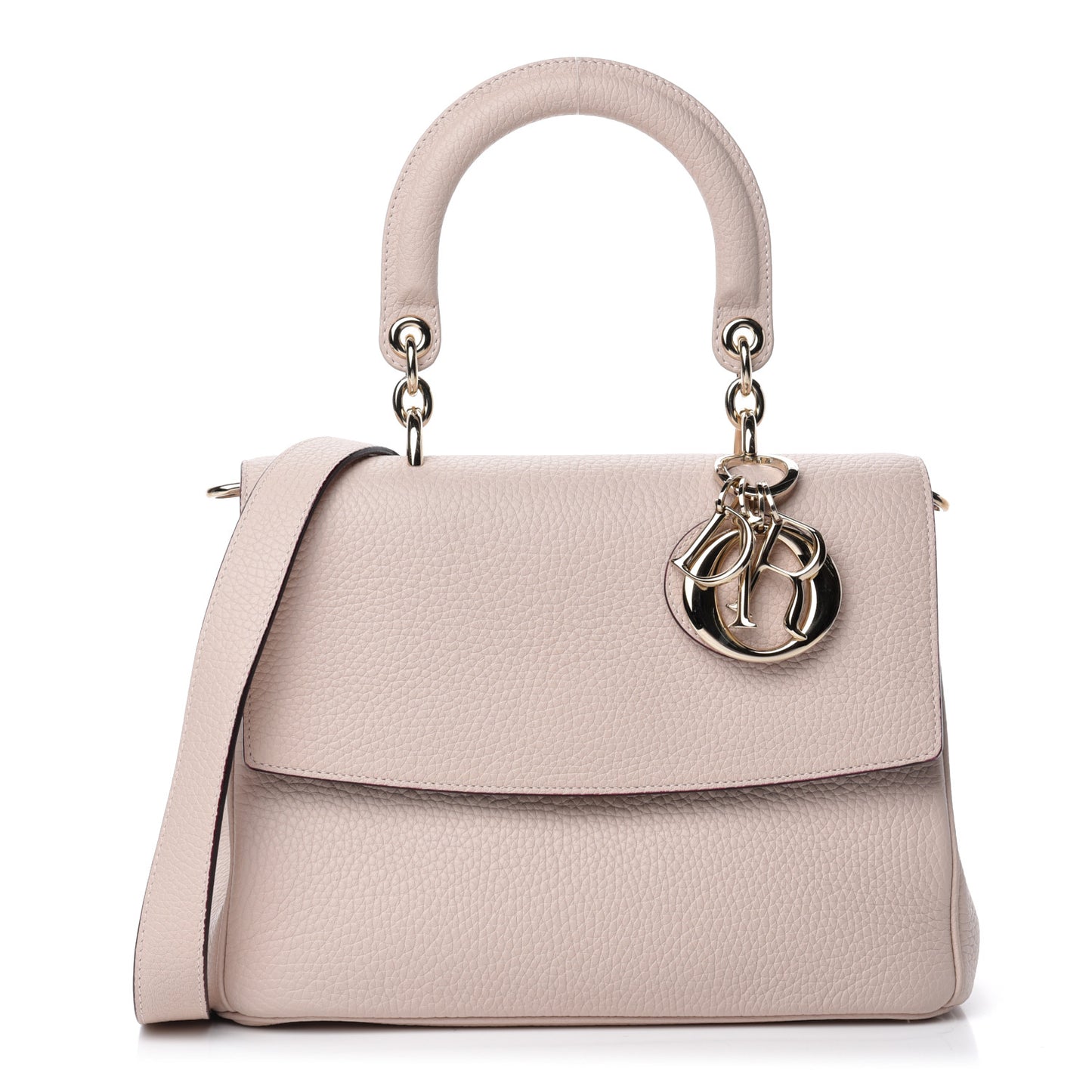 Bullcalf Mini Be Dior Flap Rose Poudre