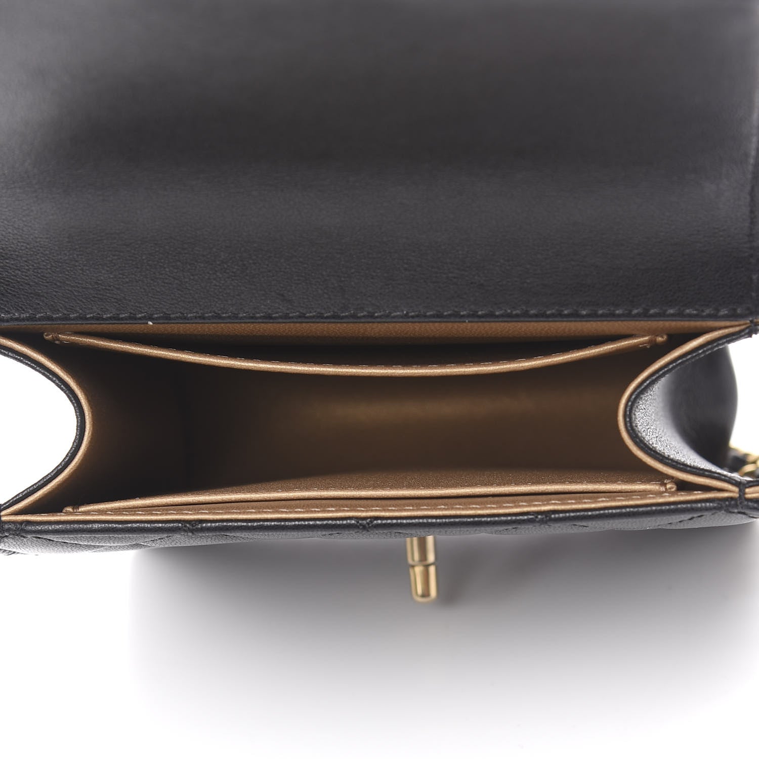 Chanel Lambskin Quilted Chic Pearls Flap Black 5 of 11