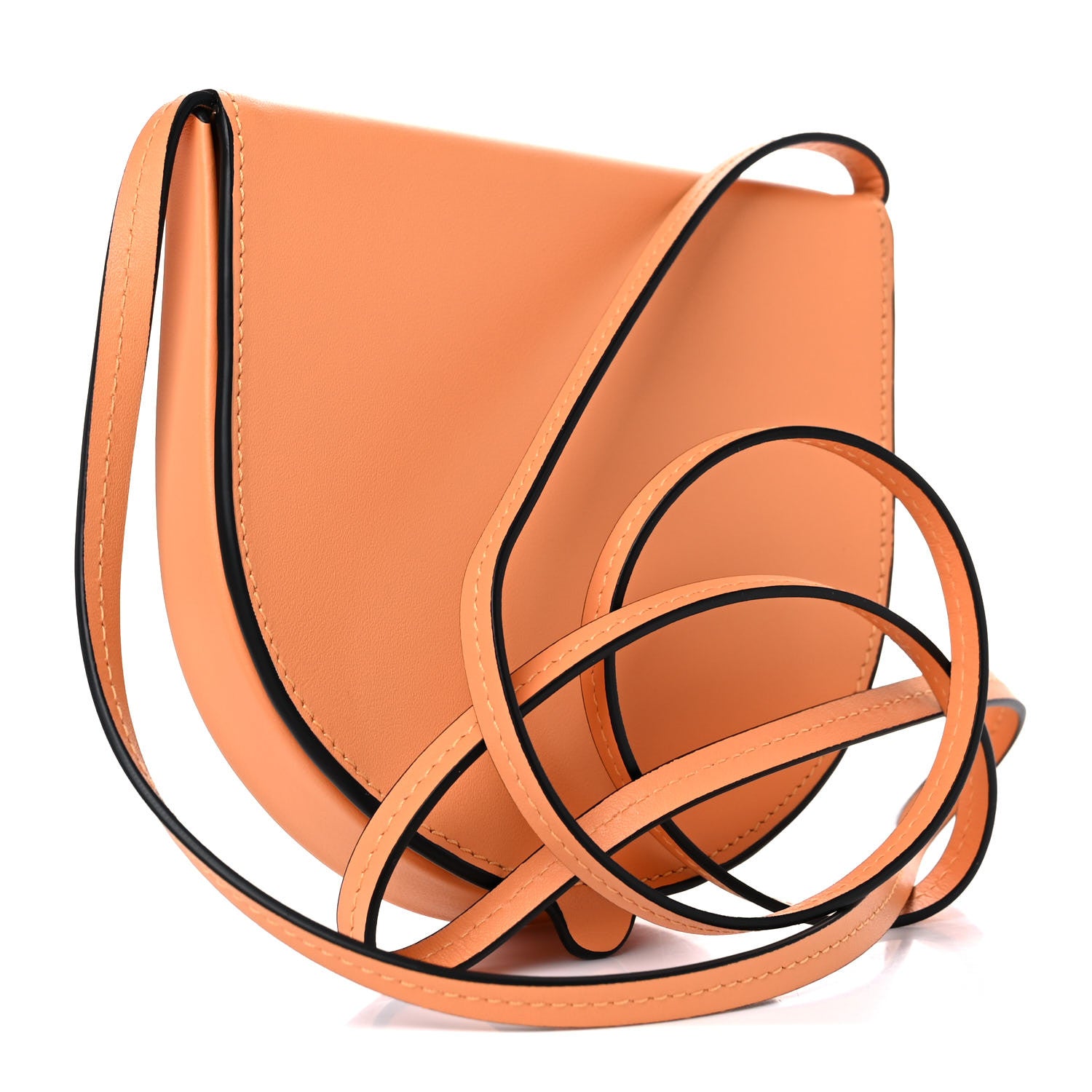Loewe Soft Calfskin Small Heel Bag Apricot 2 of 10