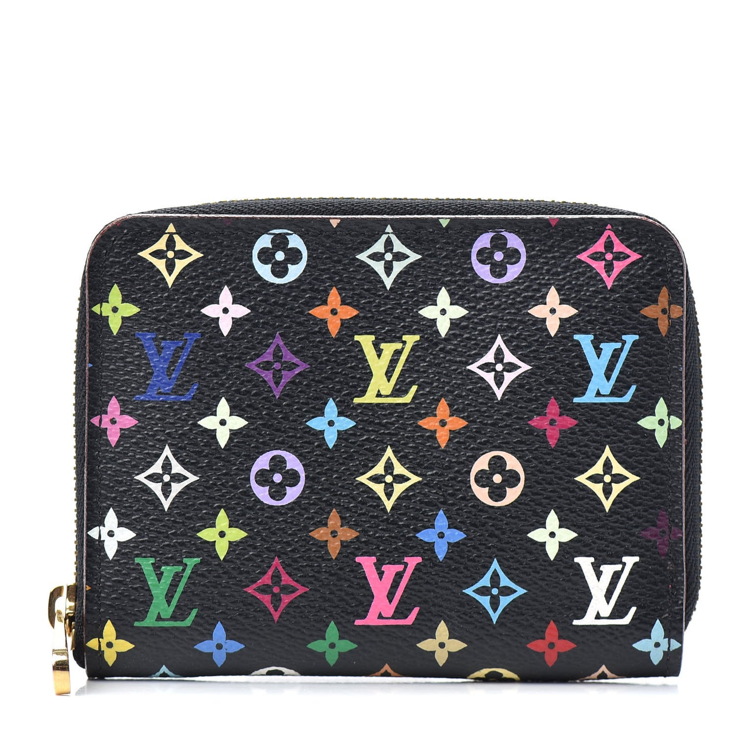 Monogram Multicolor Zippy Coin Purse Black Grenade