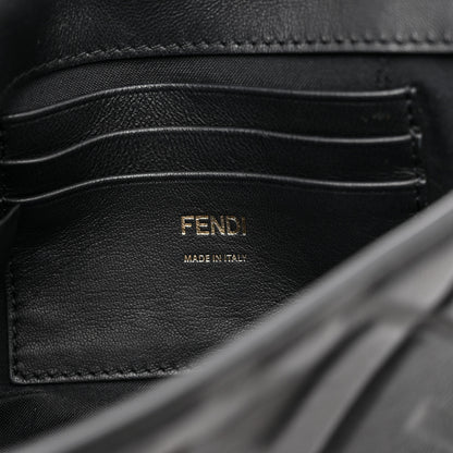 Fendi Nappa FF 1974 Embossed Mini Baguette Black 6 of 12