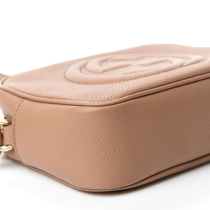 Gucci Pebbled Calfskin Small Soho Disco Bag Camelia 6 of 11