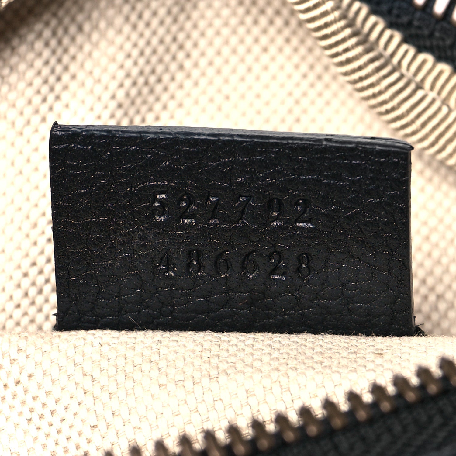 Gucci Grained Calfskin Small Logo Belt Bag Black 7 of 10
