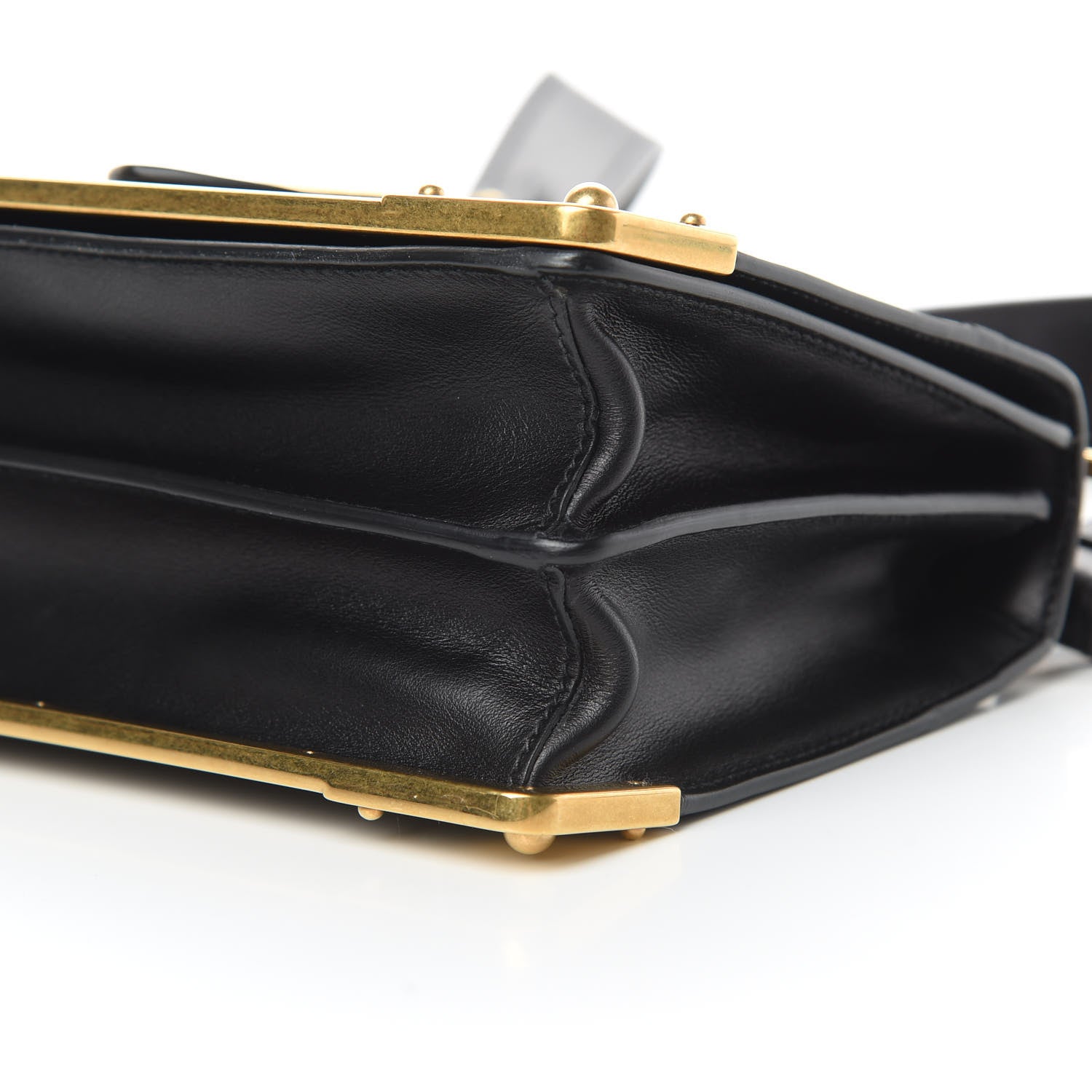 Prada City Calf Saffiano Cahier Bag Black 9 of 9