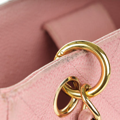 Chanel Caviar Quilted Petit Shopping Tote PST Pink 8 of 8
