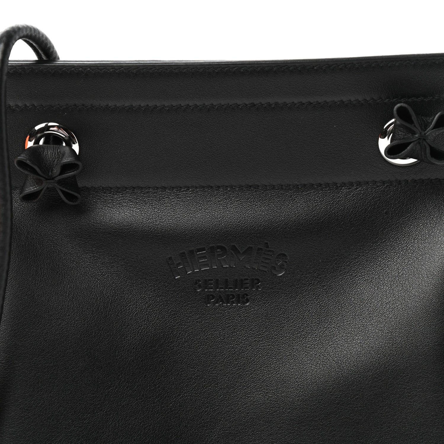 Hermes Milo Lambskin Swift Mini Aline Black 9 of 9