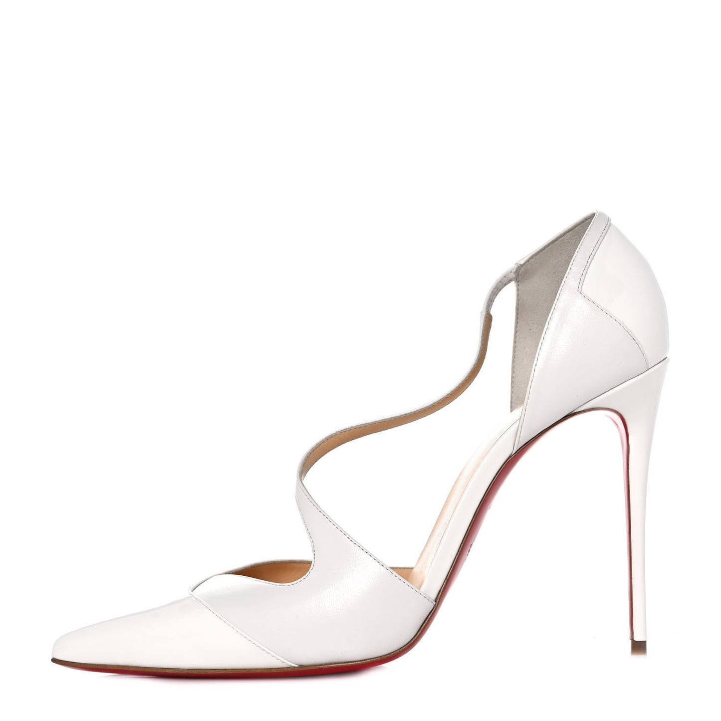 Patent Kid Round And Square 100 Pumps 40.5 Bianco