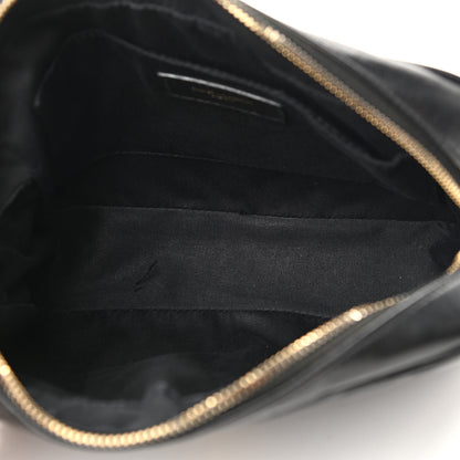 Saint Laurent Calfskin Matelasse Monogram Lou Camera Bag Black 5 of 21