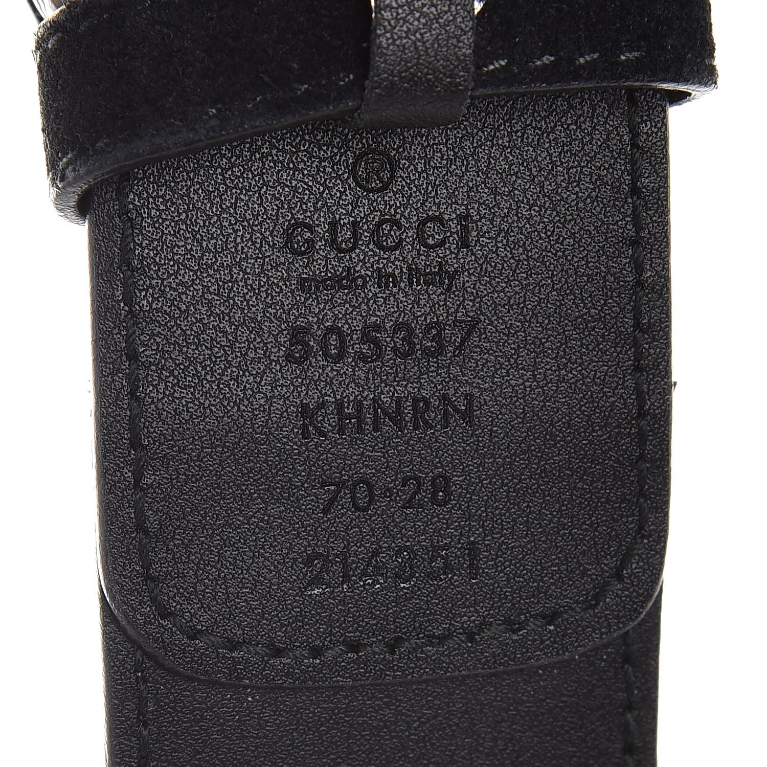 Gucci GG Supreme Monogram Suede Dionysus 40mm Belt 70 28 Beige Black 3 of 6