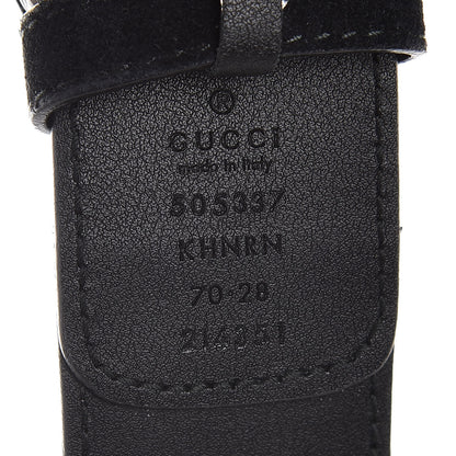 Gucci GG Supreme Monogram Suede Dionysus 40mm Belt 70 28 Beige Black 3 of 6