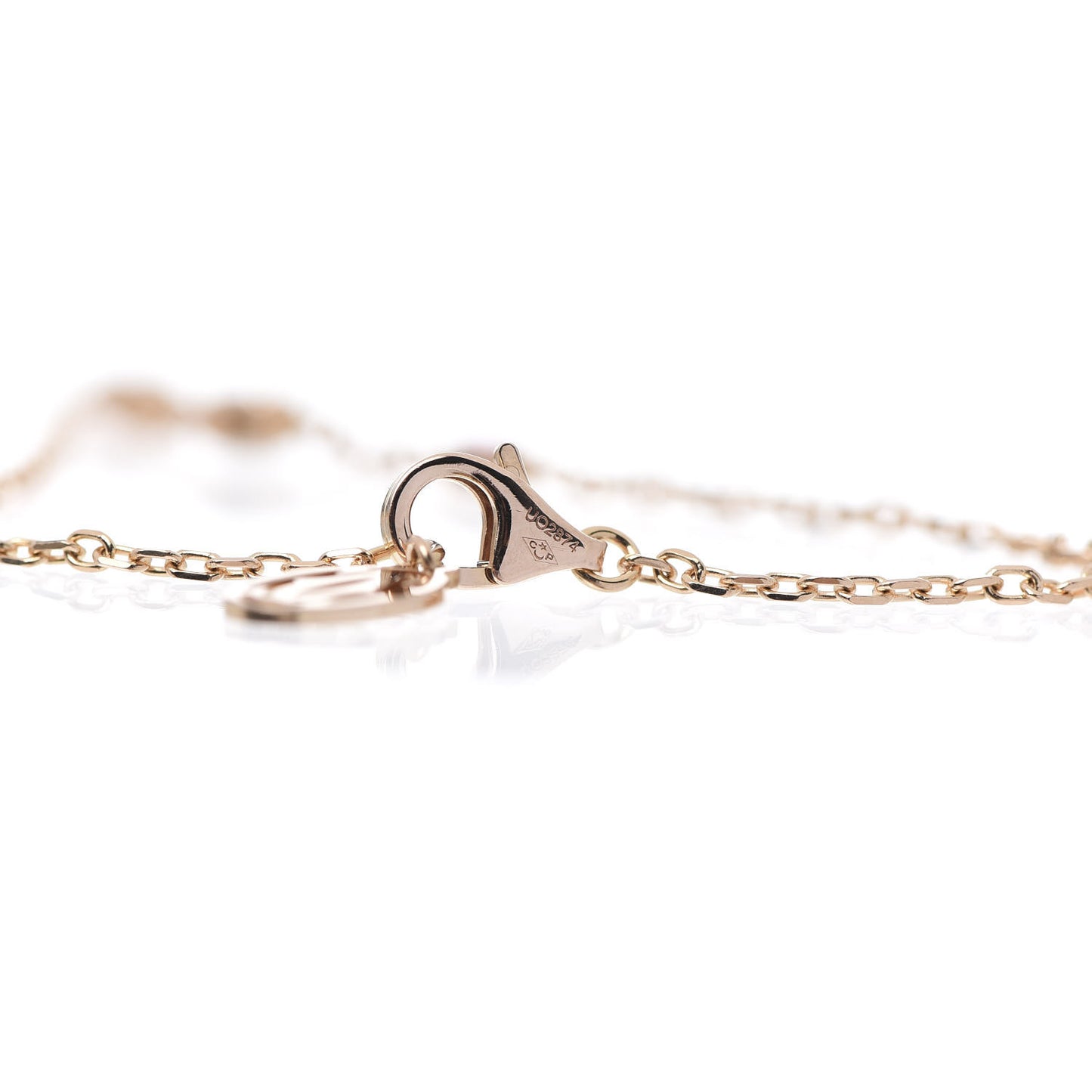 18K Pink Gold Diamond Pink Sapphire D'Amour Bracelet