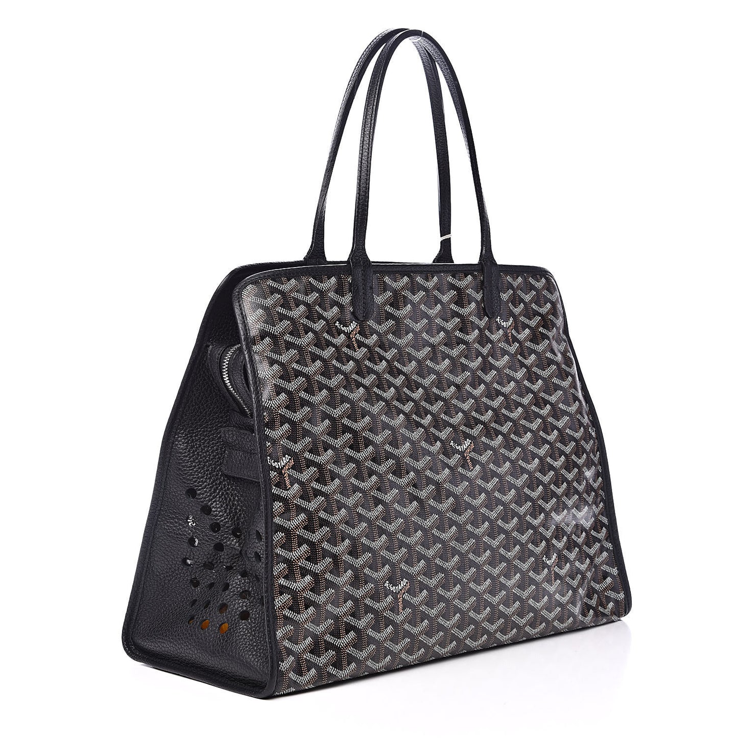 Goyardine Sac Hardy Pet Carrier PM Black
