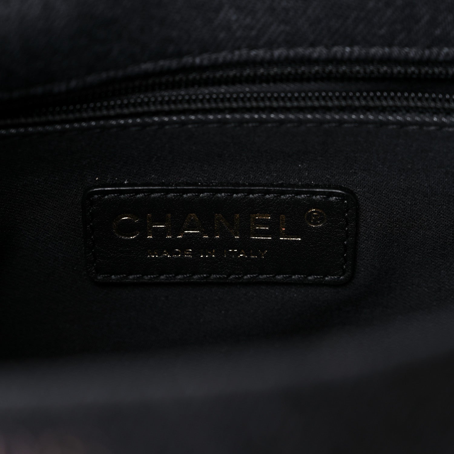 Chanel Denim Quilted Denim Mood Large Flap Black Multicolor 6 of 9