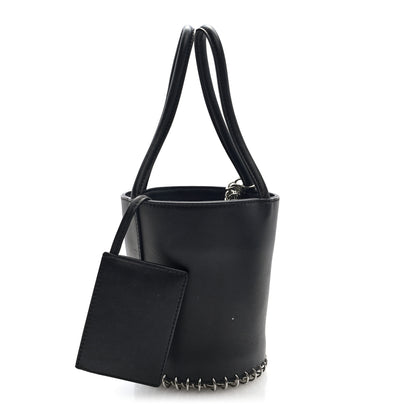 Alexander Wang Smooth Calfskin Mini Roxy Bucket Bag Black 3 of 9