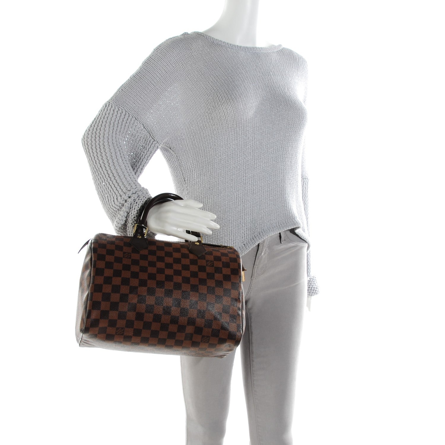 Louis Vuitton Damier Ebene Speedy 30 2 of 7